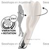 Spinning Rabbit 1 beige Estimulador de punto G con vibracion para el clitoris